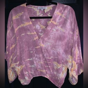 Young Fabulous and Broke Tie Dye Blouse